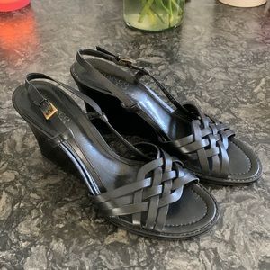 Franco Sarto Leather Sandals - 8.5